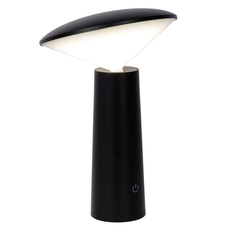 Lucide JIVE - Nabíjacia stolová lampa Outdoor - Batéria - Ø 13,7 cm - LED Rozm. - 1x4W 6500K - IP44 - 3 StepDim - Čierna